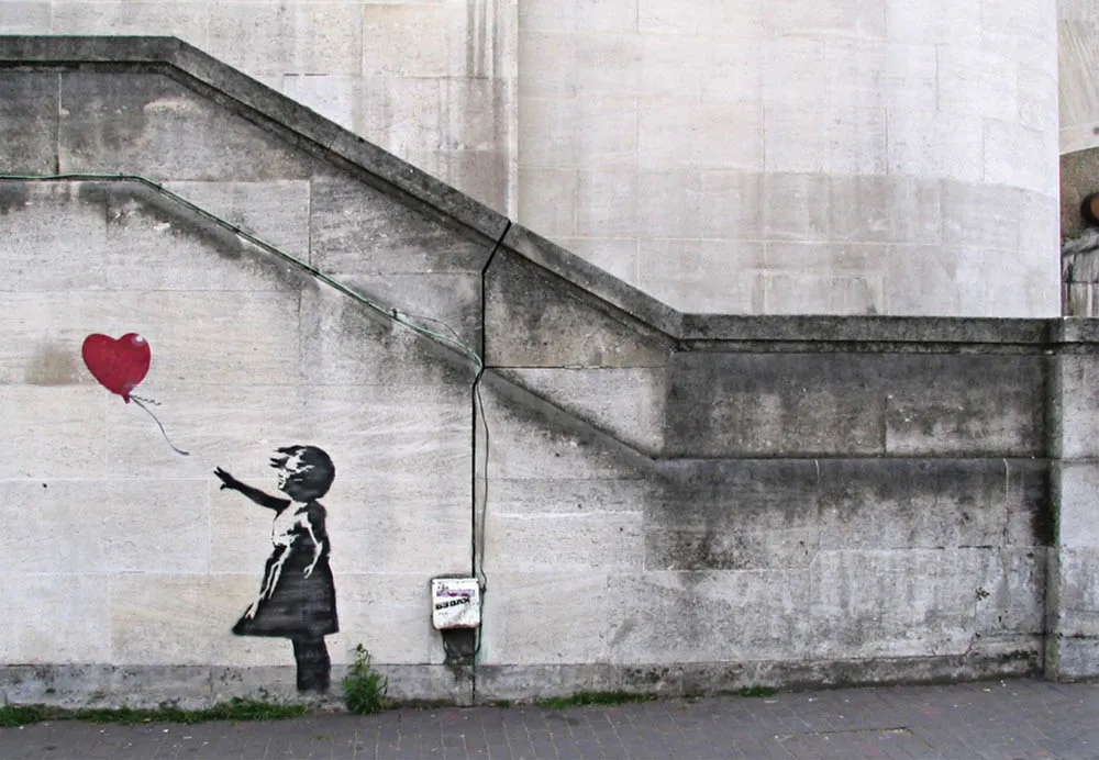Girl with a Balloon / There is always hope